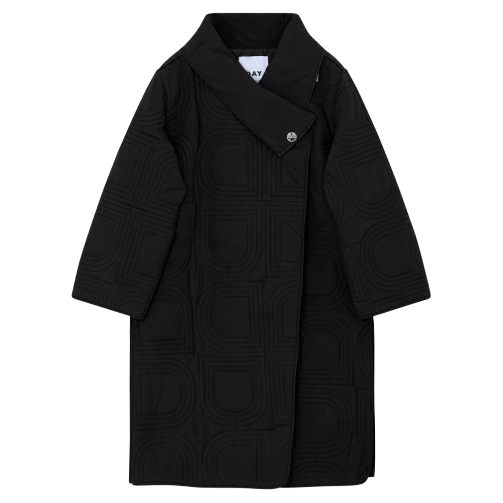 Wesley Rhombus Quilt frakke - 190303 Black